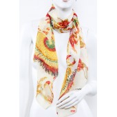 Soft Silk Printed Scarf C36